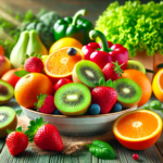 Bowl of Fresh Fruits Rich in Vitamin C